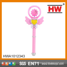 Funny 34CM magic fairy stick with light and music princess wand